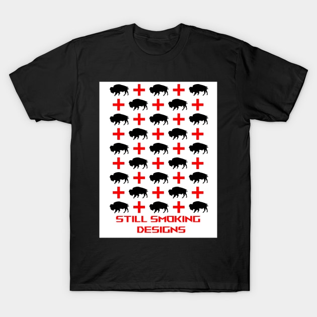 Buffalo and Stars T-Shirt by StillSmokingART